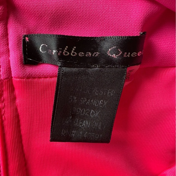 Hot Pink Formal halter dress size M - Picture 7 of 7